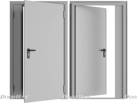 Технические двухстворчатые двери, www.ufa.doorhan.ru