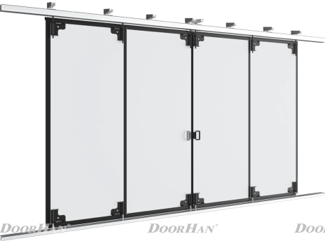 Промышленные откатные ворота с нижней направляющей серии isg-lg, www.ufa.doorhan.ru